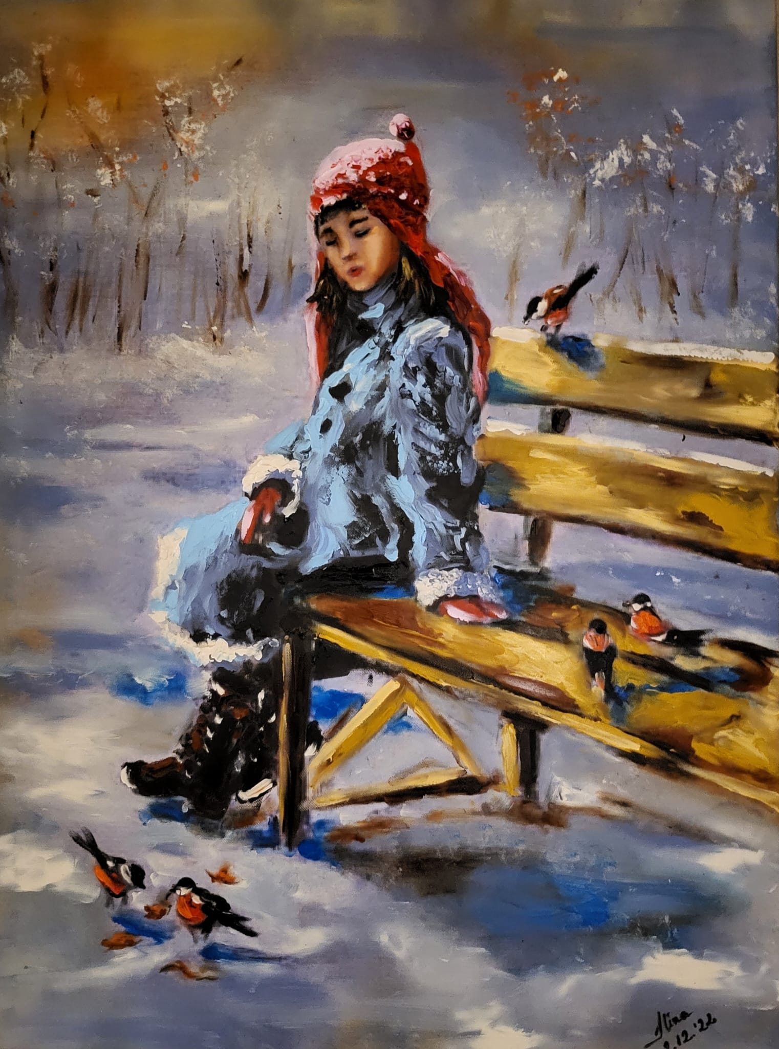 ArteDiAlina.com painting: My December